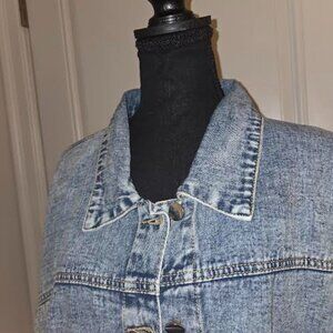 Womens's Blue Denim Jean Jacket Size XXL